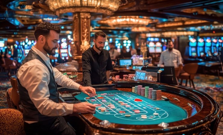 Antarmuka aplikasi mobile laguna toto menampilkan menu navigasi sportsbook dan live-dealer